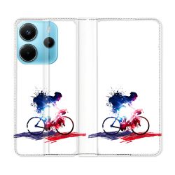 Housse Cuir Portefeuille Pour Xiaomi Redmi Note 14 4G Sport Cyclisme France