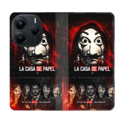 Housse Cuir Portefeuille Pour Xiaomi Redmi Note 14 5G La Casa De Papel