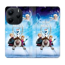 Housse Cuir Portefeuille Pour Xiaomi Redmi Note 14 5G La Reine Des Neiges