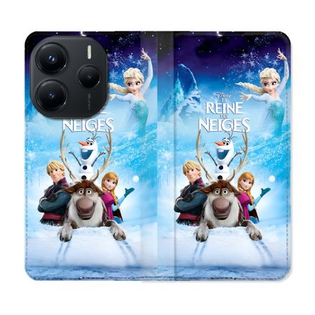 Housse Cuir Portefeuille Pour Xiaomi Redmi Note 14 5G La Reine Des Neiges