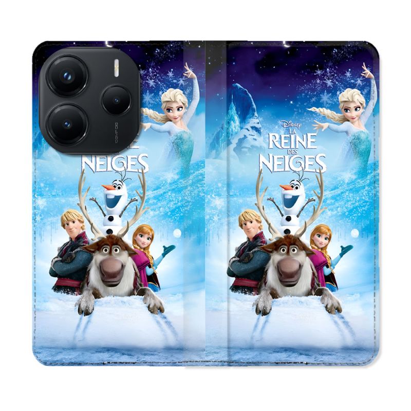 Housse Cuir Portefeuille Pour Xiaomi Redmi Note 14 5G La Reine Des Neiges