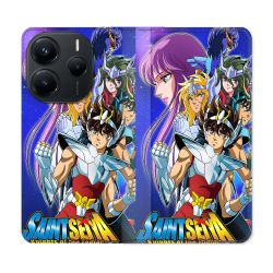 Housse Cuir Portefeuille Pour Xiaomi Redmi Note 14 5G Les Chevaliers Du Zodiaque