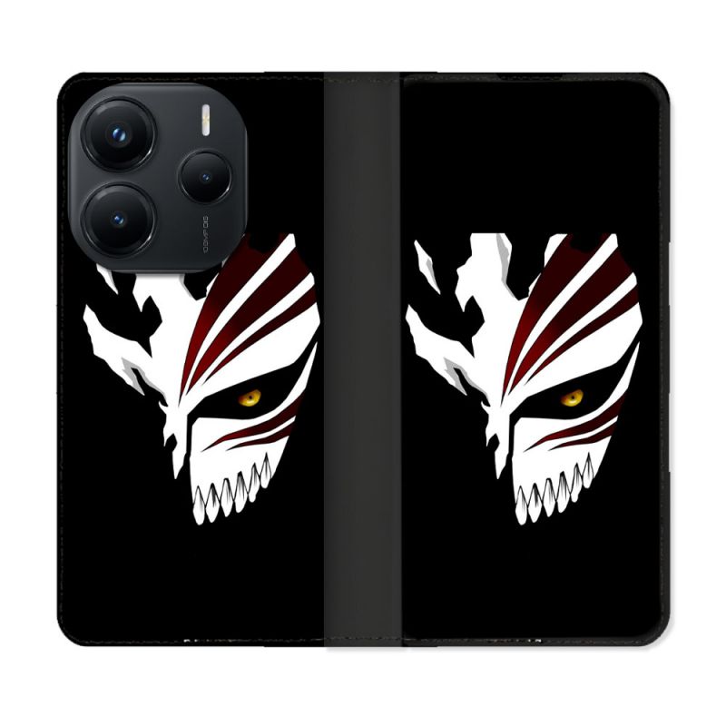Housse Cuir Portefeuille Pour Xiaomi Redmi Note 14 5G Manga Bleach Masque