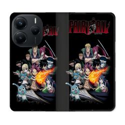 Housse Cuir Portefeuille Pour Xiaomi Redmi Note 14 5G Manga Fairy Tail Logo Team