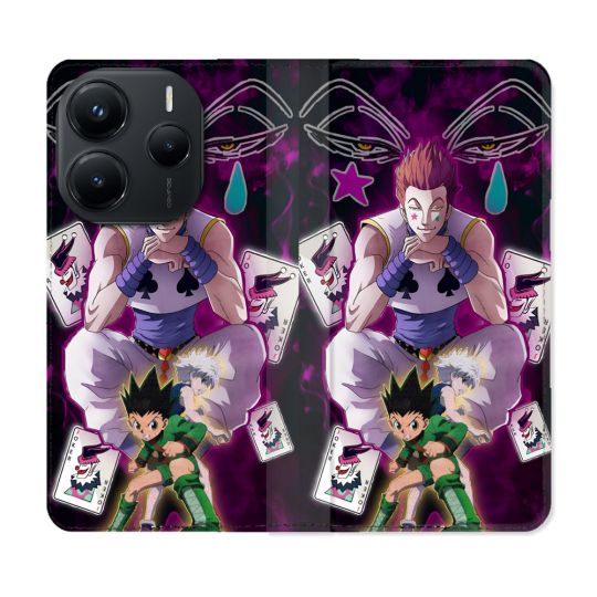 Housse Cuir Portefeuille Pour Xiaomi Redmi Note 14 5G Manga Hunter X Hunter Hisoka