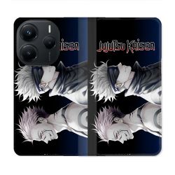 Housse Cuir Portefeuille Pour Xiaomi Redmi Note 14 5G Manga Jujutsu Kaisen