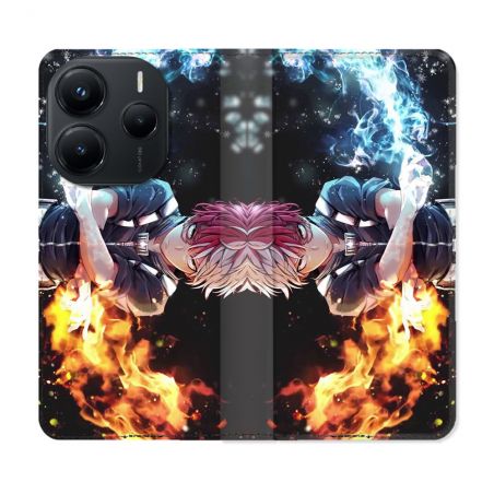 Housse Cuir Portefeuille Pour Xiaomi Redmi Note 14 5G Manga My Hero Academia Shoto