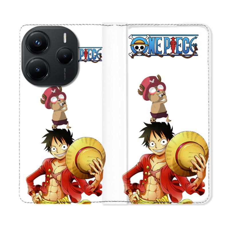 Housse Cuir Portefeuille Pour Xiaomi Redmi Note 14 5G Manga One Piece Chopper