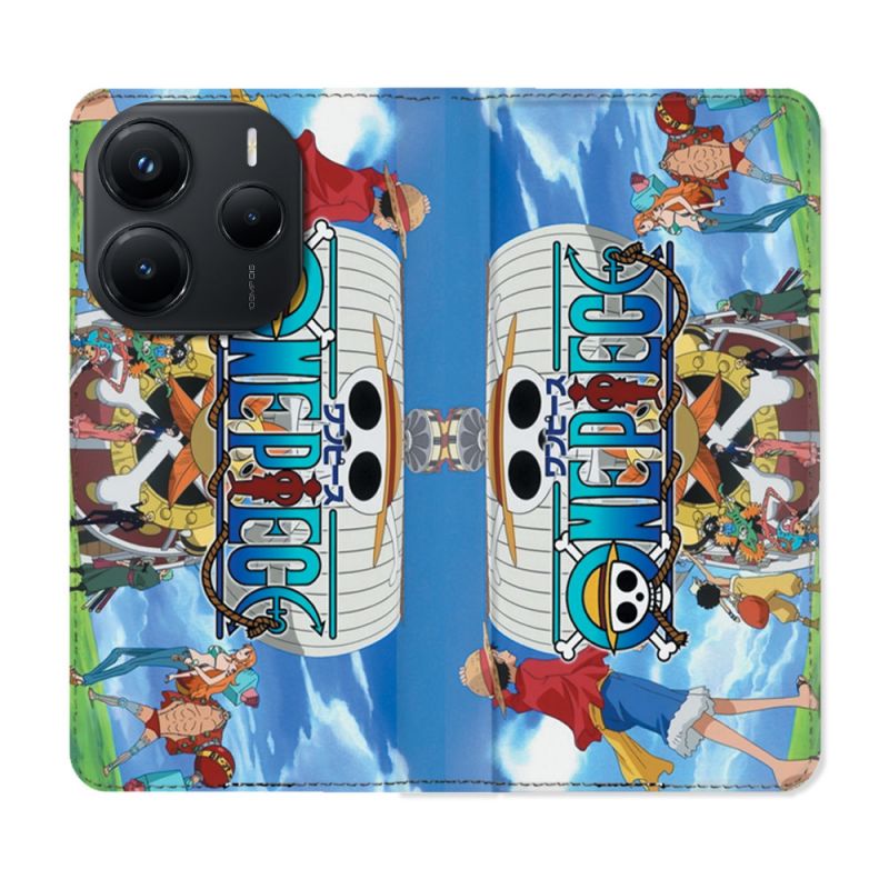 Housse Cuir Portefeuille Pour Xiaomi Redmi Note 14 5G Manga One Piece Sunny