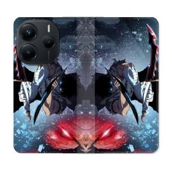 Housse Cuir Portefeuille Pour Xiaomi Redmi Note 14 5G Manga Solo Leveling Sung Epee