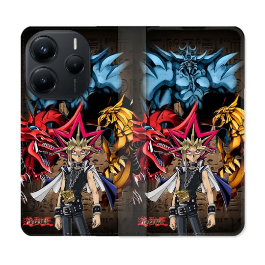 Housse Cuir Portefeuille Pour Xiaomi Redmi Note 14 5G Manga Yu Gi Oh