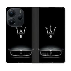 Housse Cuir Portefeuille Pour Xiaomi Redmi Note 14 5G Maserati