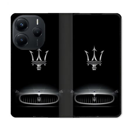 Housse Cuir Portefeuille Pour Xiaomi Redmi Note 14 5G Maserati