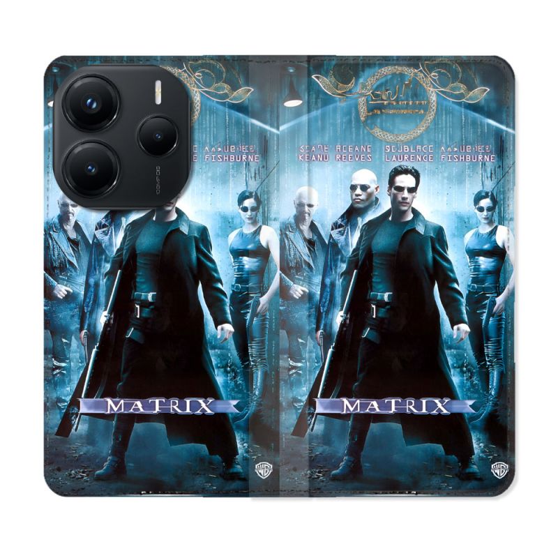 Housse Cuir Portefeuille Pour Xiaomi Redmi Note 14 5G Matrix Affiche