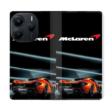 Housse Cuir Portefeuille Pour Xiaomi Redmi Note 14 5G Mc Laren