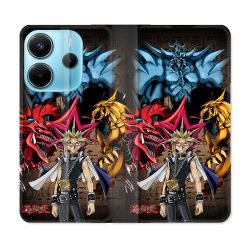 Housse Cuir Portefeuille Pour Xiaomi Redmi Note 14 4G Manga Yu Gi Oh