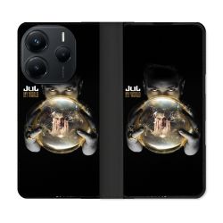 Housse Cuir Portefeuille Pour Xiaomi Redmi Note 14 5G Musique Jul Affiche