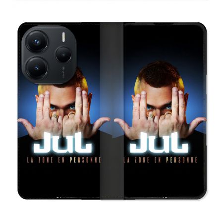 Housse Cuir Portefeuille Pour Xiaomi Redmi Note 14 5G Musique Jul Signe