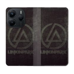 Housse Cuir Portefeuille Pour Xiaomi Redmi Note 14 5G Musique Rock Linkin Park