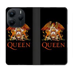 Housse Cuir Portefeuille Pour Xiaomi Redmi Note 14 5G Musique Rock Queen