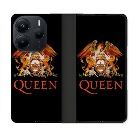Housse Cuir Portefeuille Pour Xiaomi Redmi Note 14 5G Musique Rock Queen