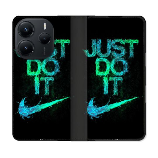 Housse Cuir Portefeuille Pour Xiaomi Redmi Note 14 5G Nike Just Do It