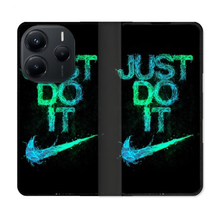 Housse Cuir Portefeuille Pour Xiaomi Redmi Note 14 5G Nike Just Do It