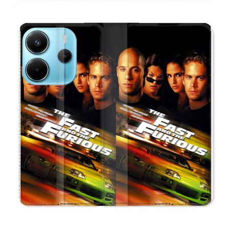 Housse Cuir Portefeuille Pour Xiaomi Redmi Note 14 4G The Fast And Furious