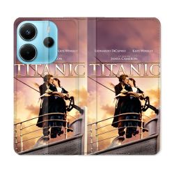 Housse Cuir Portefeuille Pour Xiaomi Redmi Note 14 4G Titanic