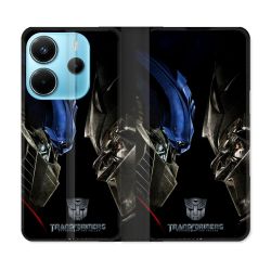 Housse Cuir Portefeuille Pour Xiaomi Redmi Note 14 4G Transformers