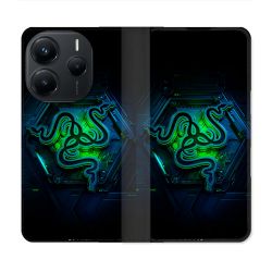 Housse Cuir Portefeuille Pour Xiaomi Redmi Note 14 5G Razer