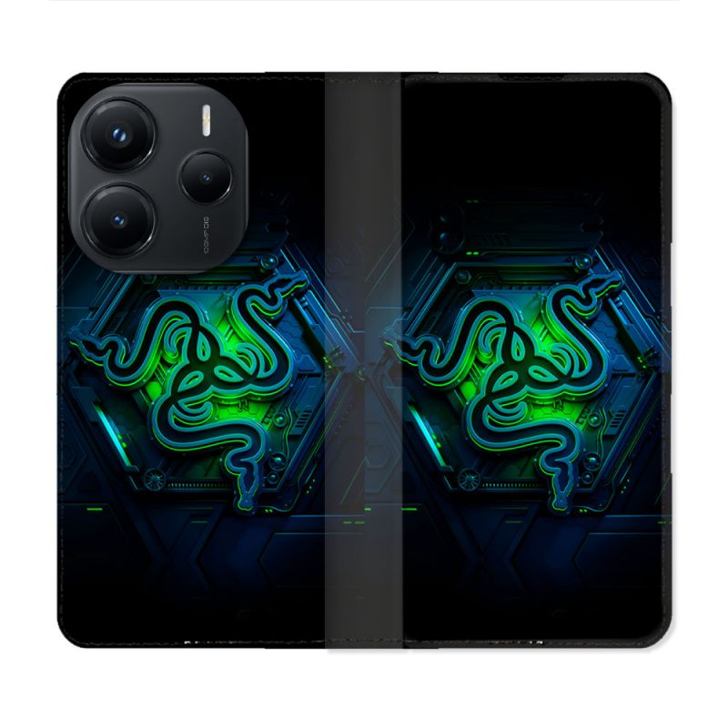 Housse Cuir Portefeuille Pour Xiaomi Redmi Note 14 5G Razer