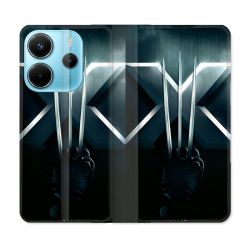 Housse Cuir Portefeuille Pour Xiaomi Redmi Note 14 4G Xmen