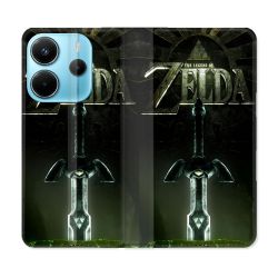 Housse Cuir Portefeuille Pour Xiaomi Redmi Note 14 4G Zelda