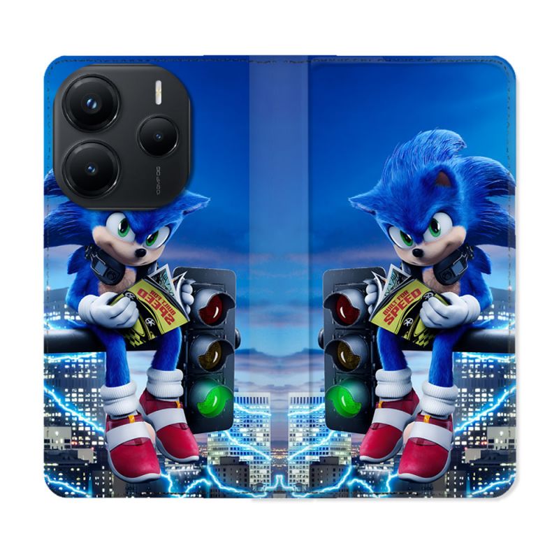 Housse Cuir Portefeuille Pour Xiaomi Redmi Note 14 5G Sonic