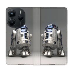 Housse Cuir Portefeuille Pour Xiaomi Redmi Note 14 5G Star Wars - R2D2