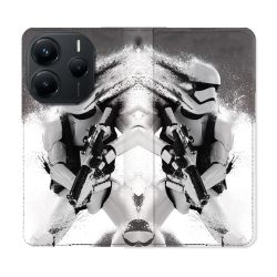 Housse Cuir Portefeuille Pour Xiaomi Redmi Note 14 5G Star Wars - Trooper