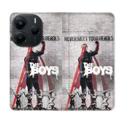 Housse Cuir Portefeuille Pour Xiaomi Redmi Note 14 5G The Boys Affiche