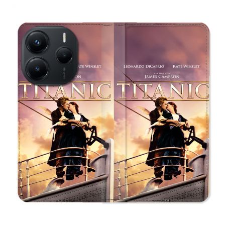 Housse Cuir Portefeuille Pour Xiaomi Redmi Note 14 5G Titanic