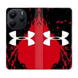 Housse Cuir Portefeuille Pour Xiaomi Redmi Note 14 5G Under Armour