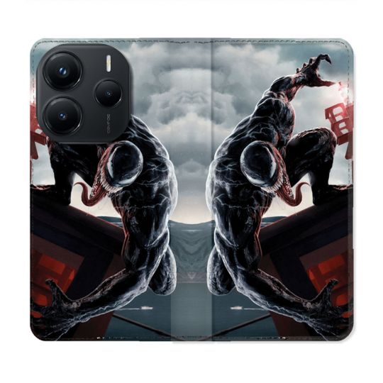 Housse Cuir Portefeuille Pour Xiaomi Redmi Note 14 5G Venom