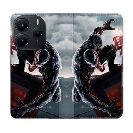 Housse Cuir Portefeuille Pour Xiaomi Redmi Note 14 5G Venom