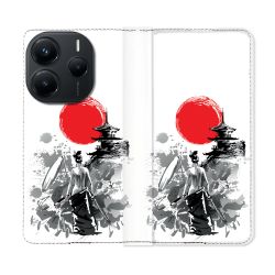 Housse Cuir Portefeuille Pour Xiaomi Redmi Note 14 5G Voyage Japon Femme