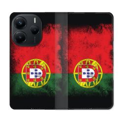 Housse Cuir Portefeuille Pour Xiaomi Redmi Note 14 5G Voyage Portugal Drapeau