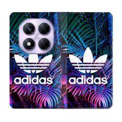 Housse Cuir Portefeuille Pour Xiaomi Redmi Note 14 PRO 4G Adidas Palmier