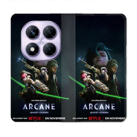 Housse Cuir Portefeuille Pour Xiaomi Redmi Note 14 PRO 4G Arcane Affiche