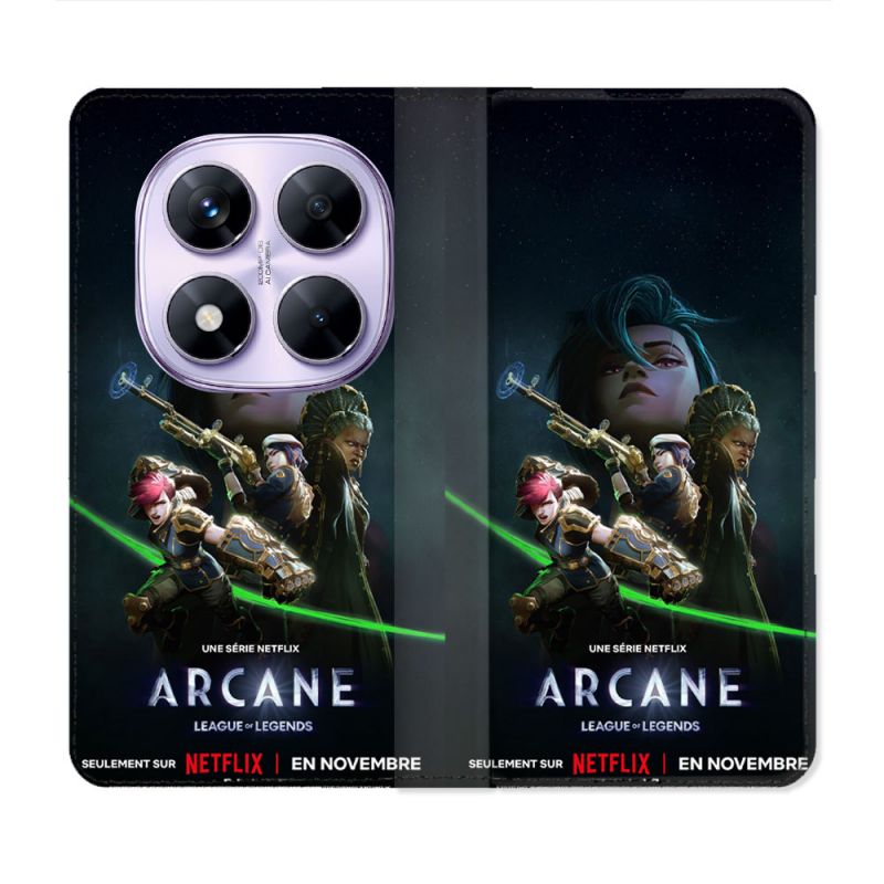 Housse Cuir Portefeuille Pour Xiaomi Redmi Note 14 PRO 4G Arcane Affiche