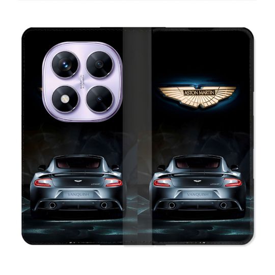 Housse Cuir Portefeuille Pour Xiaomi Redmi Note 14 PRO 4G Aston Martin