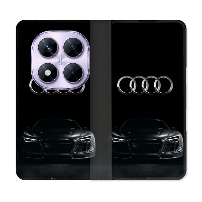 Housse Cuir Portefeuille Pour Xiaomi Redmi Note 14 PRO 4G Audi