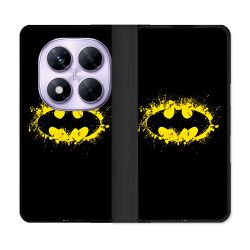 Housse Cuir Portefeuille Pour Xiaomi Redmi Note 14 PRO 4G Batman Logo